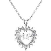Charming Mum Heart Necklace & Earrings Gift Set