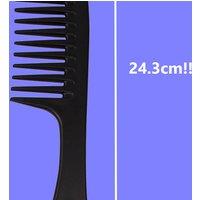 Glamza Wide Tooth Comb Set For Curly & Thick Hair - Anti-Frizz, Wet & Dry Use