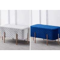 Rannoch Velvet Bench - 2 Colours