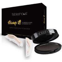 Fablashous Brow Stamp Kit - Waterproof Powder, Smudge-Proof, Long-Lasting Brow Makeup
