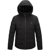 Men'S Usb Heated Winter Coat - Black, Grey Or Green