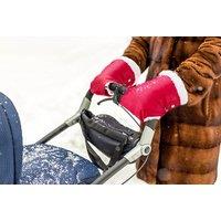 Pushchair Outdoor Waterproof Lined Mittens - 3 Colours! - Red