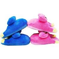 Huggy Wuggy Inspired Plush Slippers - Adults & Kids' Sizes!