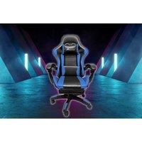 360 Reclining Swivel Gaming Chair With Footrest & Massager