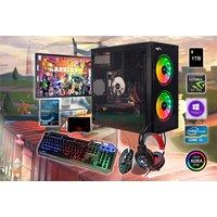 9-In-1 Gaming Pc Bundle - Intel Core I5 16Gb 120Gbssd + 1Tb Hdd!