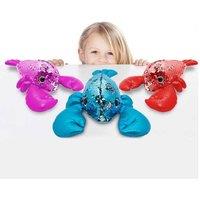 Glitzies Lobster Magic Sequin Plush