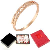 Love Bangle In Heart Shaped Elegance - Xmas Box