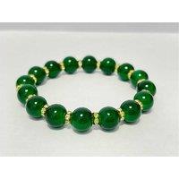 Enchanting Green Jade Beads Bracelet For Women