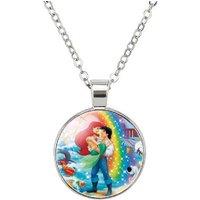 Enchanting Little Mermaid Ariel & Eric Necklace