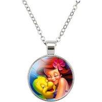 Enchanting Little Mermaid Ariel & Flounder Necklace