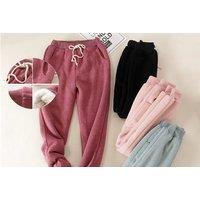 Women'S Fleece Sweatpants With Pockets - 7 Colour Options