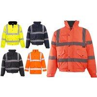 Men'S Ultra Bright Visibility Bomber Jacket