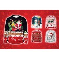 Printed Christmas Sweater - 4 Design Options