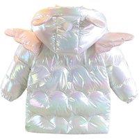 Kids Unicorn Angel Wings Padded Coat - 2 Colours & 5 Sizes!