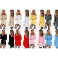 Round Neck Long Sleeve Jumper - Uk Sizes 10-20