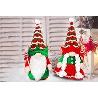 Forest Elf Christmas Doll Ornament - 2 Colour Options! - Green