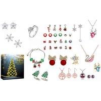 24 Surprise Christmas Jewellery Pieces - Upgrade Option - Silver