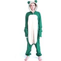 Unisex Green Novelty Cartoon Fleece Onesie - Unisex, Hooded Pyjamas, S-XL, 2 Colours