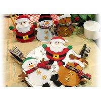 Christmas Table Decorations Cutlery Cover - Pack Of 3 Or More!