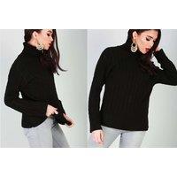 Roll Neck Cable Knit Jumper