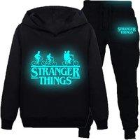 Stranger Things-Inspired Glow In The Dark Tracksuit Set - Kids & Adult Sizes