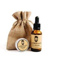 Fathers Day: Beard Oil & Wax Gift Set - Lumberjack Beards - 4 Scent Options!