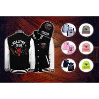 Stranger Things Inspired Hellfire Club Set - Hat & Bomber Jacket