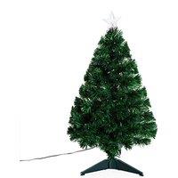 3Ft Green Fibre Optic Artificial Christmas Tree W/ Led Lights