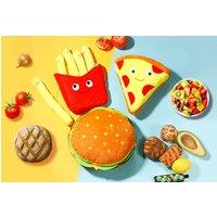 Cute Fast Food Plush Pillow - Choose From Fries, Burger Or Pizza