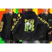 Anime Chainsaw Man Inspired Zip Up Hoodie - 8 Styles