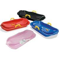 Kids' Winter Toboggan Sledge With Brakes And Rope