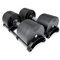 32kg Adjustable Dumbbells Pair - Space-Saving, Twist Lock, Heavy-Duty Design
