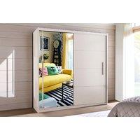 Vision Deluxe Sliding Mirror Wardrobe - Multiple Sizes