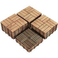 Outdoor Wood Flooring Tiles - 27 pieces!