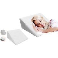 Orthopaedic Foam Wedge Comfort Support Pillow With Zip Cover