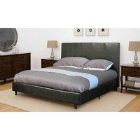 Faux Leather Prado Bed - Brown