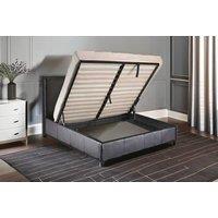 Elegant Faux Leather Ottoman Storage Bed