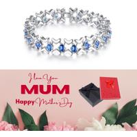 Charming Multi-Linked Blue Bracelet With Gift Box