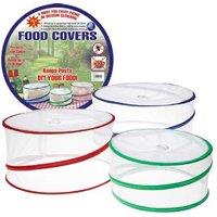 3 Pcs Pop-Up Food Covers - Keep Your Delights Fresh And Bug-Free!