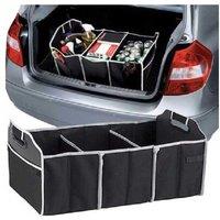 Heavy-Duty Foldable Car Boot Storage Organiser - Polycanvas, Modular, Multi-Compartment