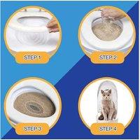 Ultimate Cat Toilet Training Seat - Durable Plastic, Universal Fit, Litter-Free Solution