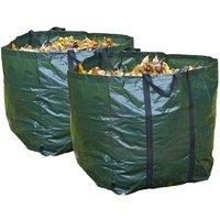 Heavy-Duty Garden Waste Bag Set - Reinforced Handles, Showerproof, Multipurpose (2 x 85L Bags)