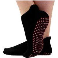 Ultimate Grip Non-Slip Yoga Socks - Breathable Cotton Blend, Closed-Toe, One Size Fits All