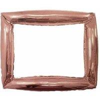 Foil Photo Frame Balloon Wall Art - Durable Party Decoration, Easy Hanging, 87x73cm