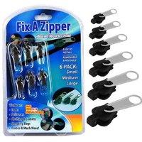 Ultimate Zip Fixer Decorative Zipper Repair Kit - Durable Nylon & Stainless Steel, Modern Minimalist Home Solution, Multi-Size Set (3-4cm)