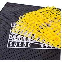 Retro Message Board Display - Durable Plastic, Modular Wall Art, 36cm X 25cm