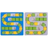 Interactive Sliding Puzzle Dog Treat Toy - Durable, Non-Slip, Brain Training Game for All Breeds