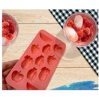 2 Pack Fruit-Shaped Ice Cube Moulds