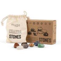 7-Piece Chakra Stones Set with Deluxe Bag - Myga