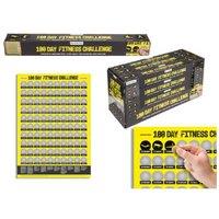 100 Days of Fitness Fun Scratch Poster